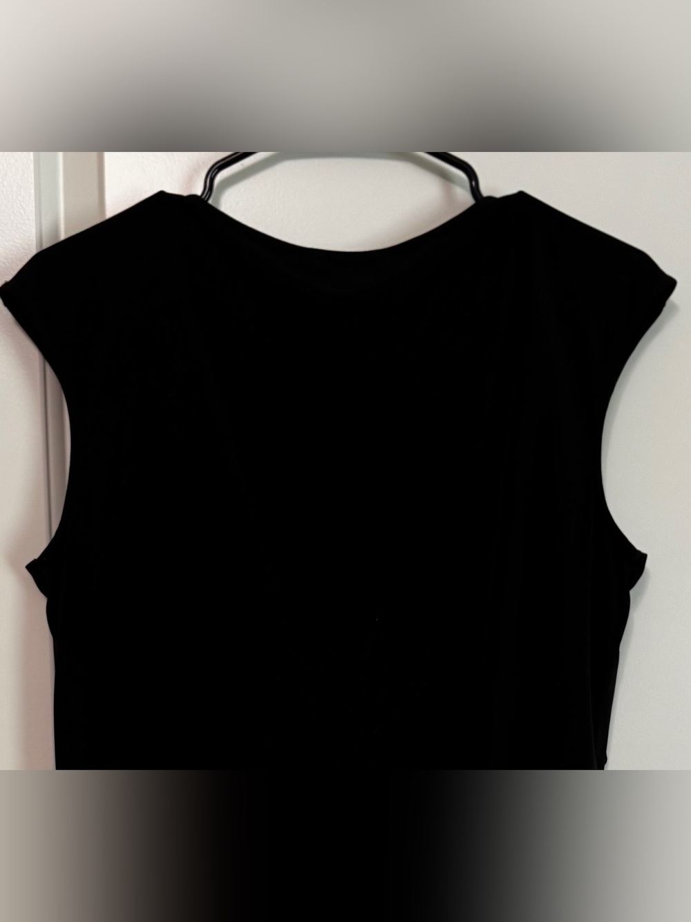 Calvin Klein Black Sequin Beaded Sleeveless Shell Blouse Top M - Picture 8 of 10